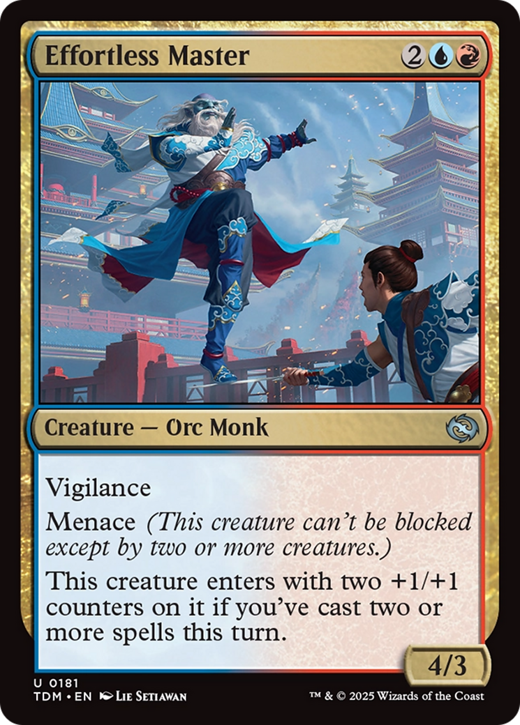 Mestre Espontâneo / Effortless Master - Magic: The Gathering - MoxLand