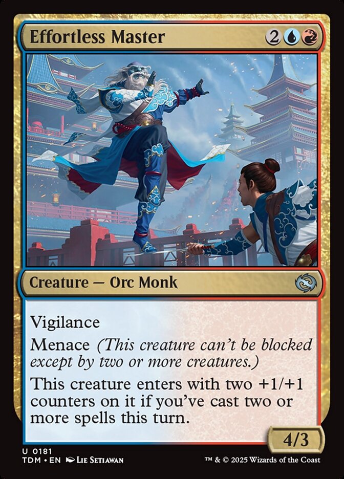 Mestre Espontâneo / Effortless Master - Magic: The Gathering - MoxLand