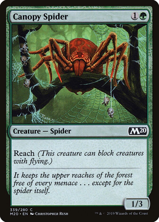 Aranha Baldaquina / Canopy Spider - Magic: The Gathering - MoxLand
