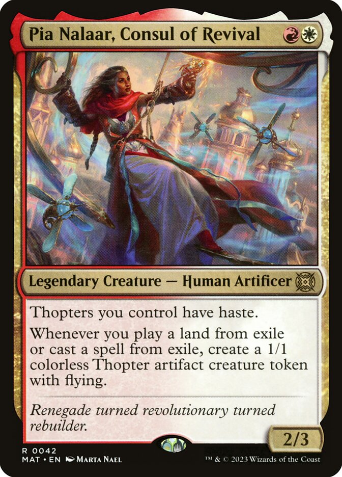 Pia Nalaar, Consulesa da Revitalização / Pia Nalaar, Consul of Revival - Magic: The Gathering - MoxLand