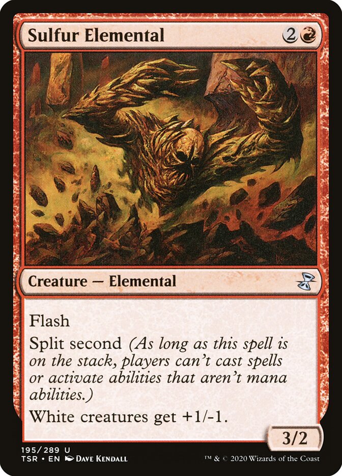 Elemental do Enxofre / Sulfur Elemental - Magic: The Gathering - MoxLand
