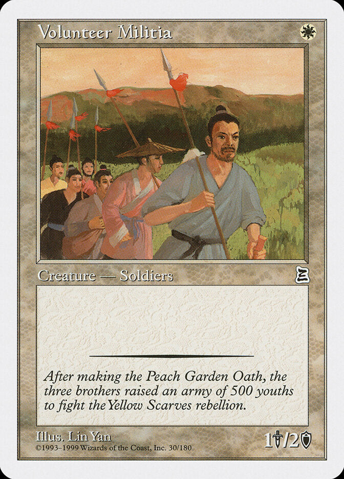 Volunteer Militia - Magic: The Gathering - MoxLand