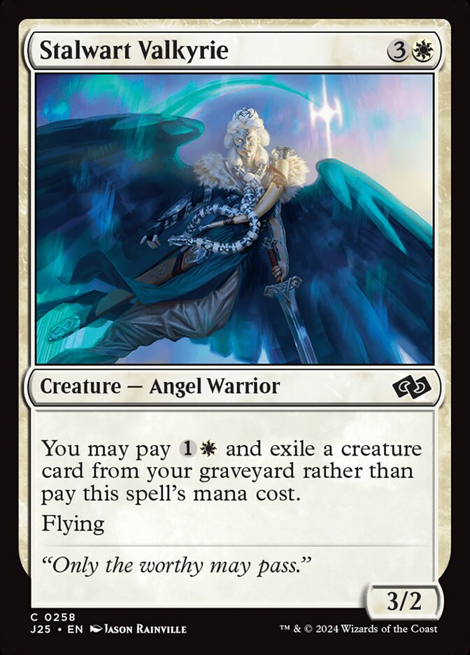 Valquíria Resoluta / Stalwart Valkyrie - Magic: The Gathering - MoxLand
