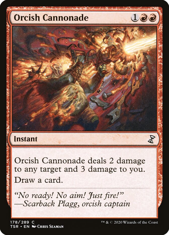 Bombardeio Orc / Orcish Cannonade - Magic: The Gathering - MoxLand