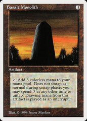 Monólito de Basalto / Basalt Monolith - Magic: The Gathering - MoxLand