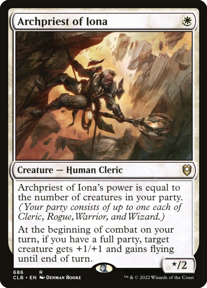 Arquissacerdote de Iona / Archpriest of Iona - Magic: The Gathering - MoxLand