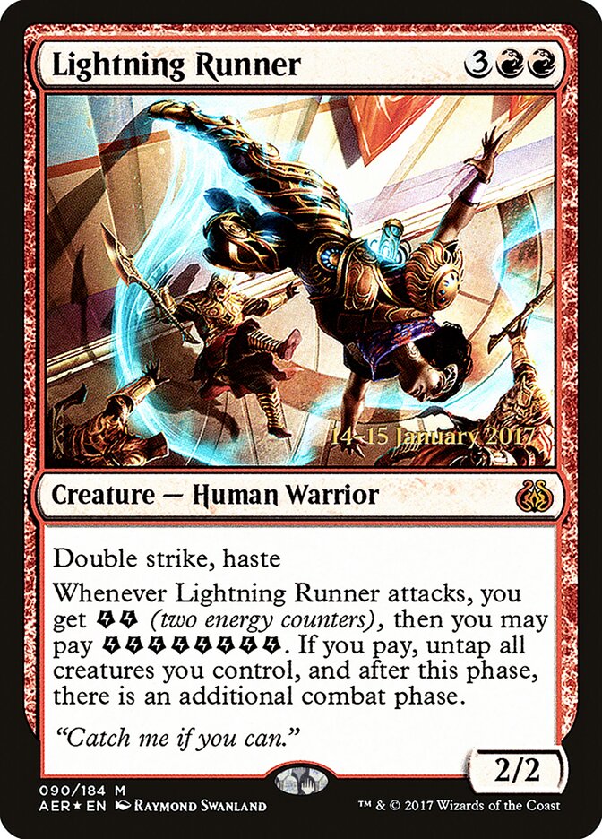 Corredora Relâmpago / Lightning Runner - Magic: The Gathering - MoxLand