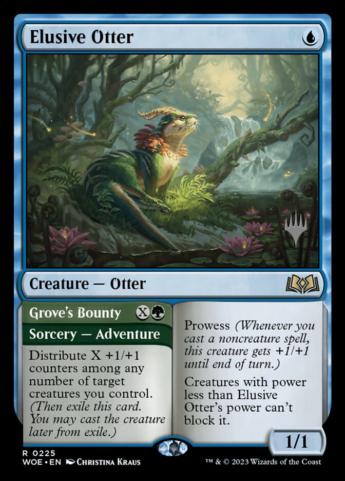 Elusive Otter / Grove's Bounty - Magic: The Gathering - MoxLand