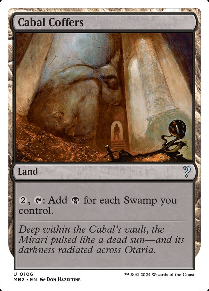 Cofres da Cabala / Cabal Coffers - Magic: The Gathering - MoxLand