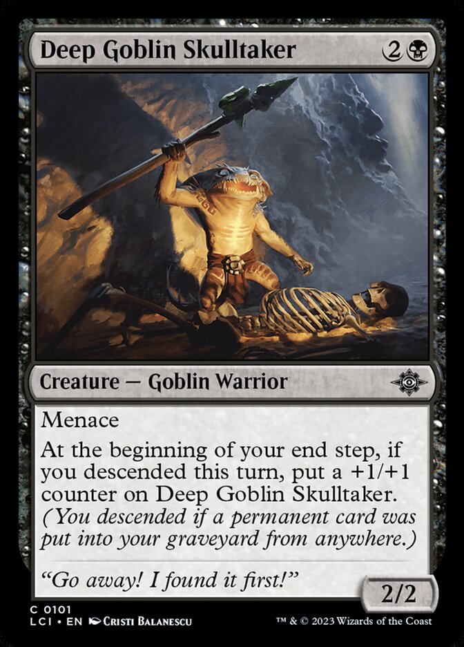 Goblin Cata-crânio das Profundezas / Deep Goblin Skulltaker - Magic: The Gathering - MoxLand
