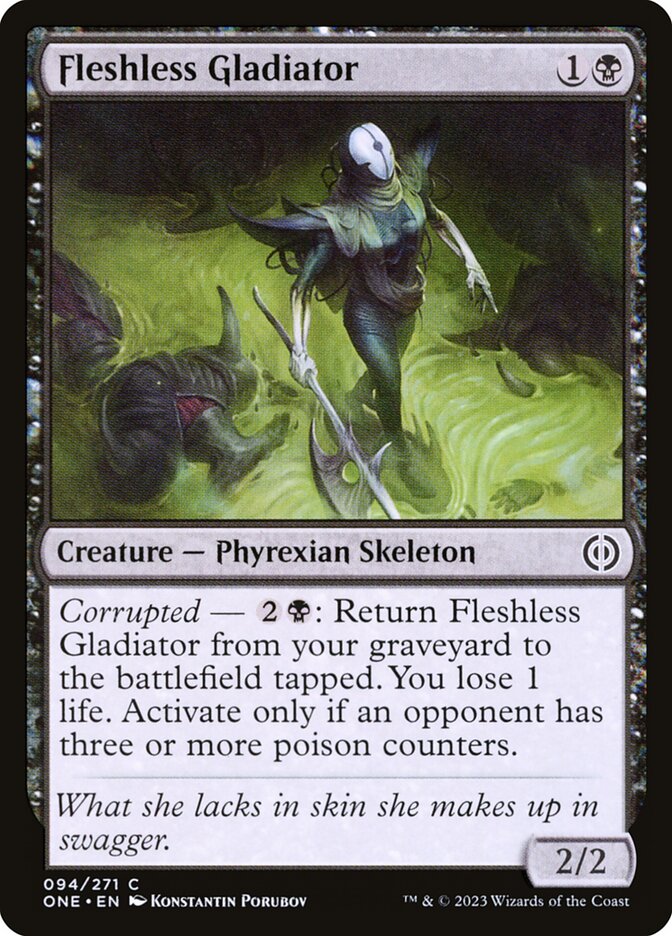 Gladiadora Descarnada / Fleshless Gladiator - Magic: The Gathering - MoxLand