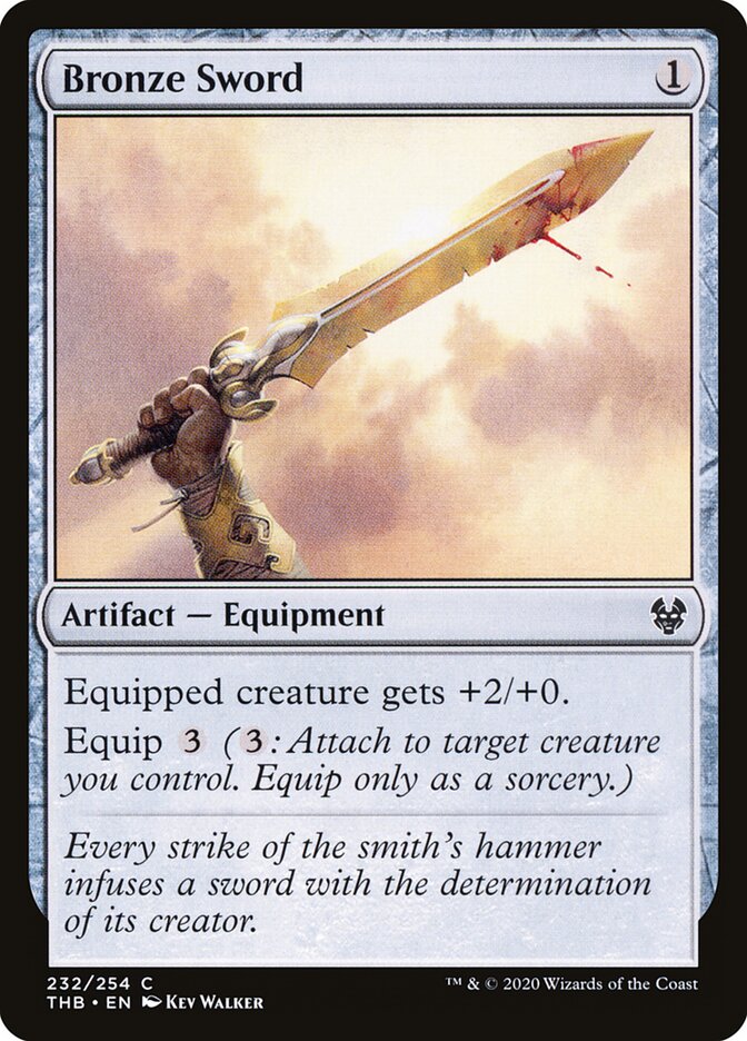 Espada de Bronze / Bronze Sword - Magic: The Gathering - MoxLand
