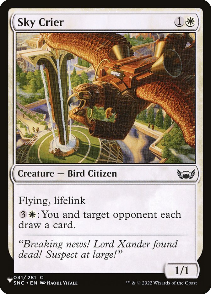 Bradador Celeste / Sky Crier - Magic: The Gathering - MoxLand