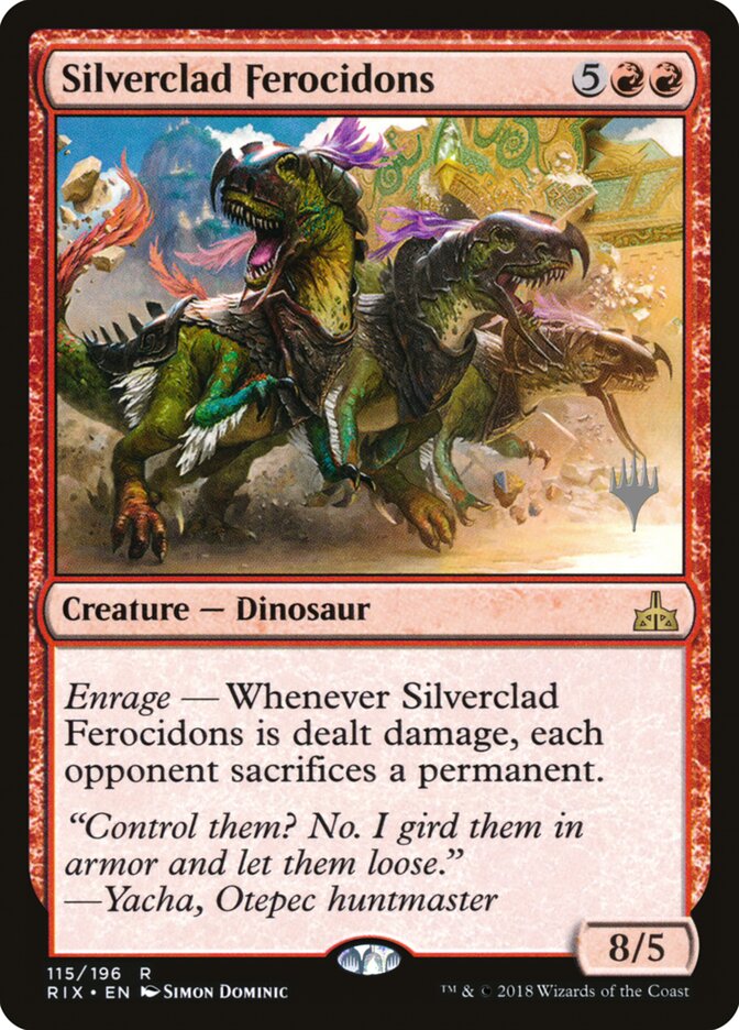 Ferocidontes de Armadura Argêntea / Silverclad Ferocidons - Magic: The Gathering - MoxLand