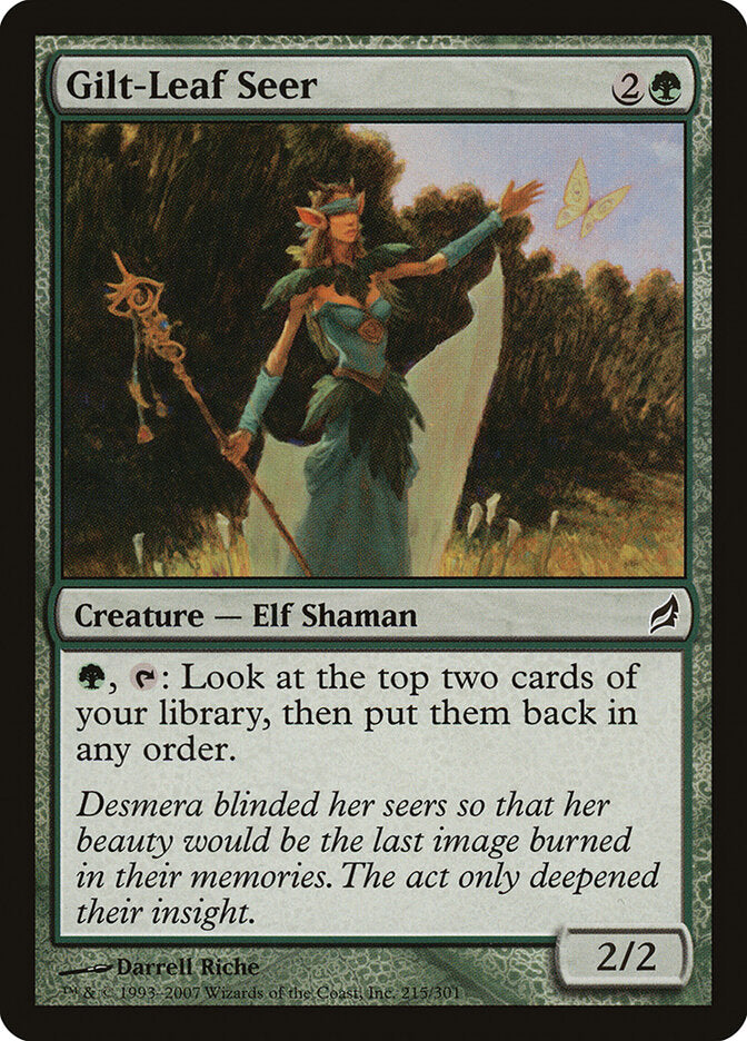 Vidente de Folha D'Ouro / Gilt-Leaf Seer - Magic: The Gathering - MoxLand