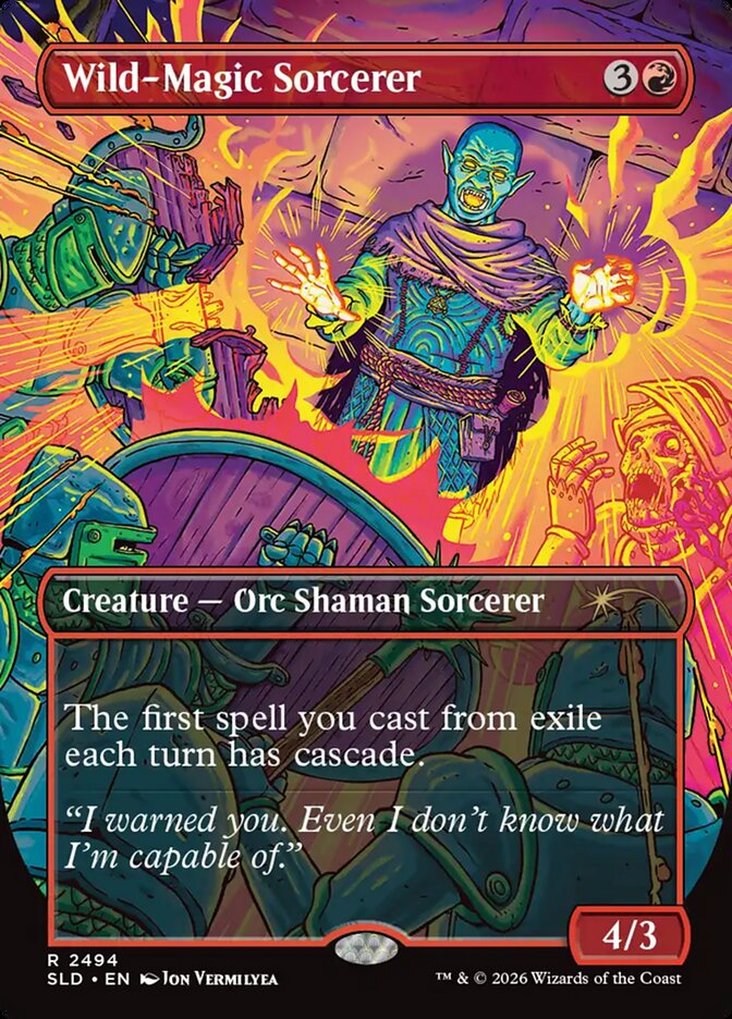 Feiticeiro da Magia Selvagem / Wild-Magic Sorcerer - Magic: The Gathering - MoxLand