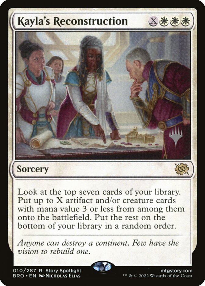 Reconstrução de Kayla / Kayla's Reconstruction - Magic: The Gathering - MoxLand