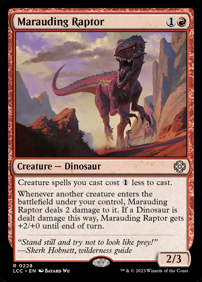 Raptor Saqueador / Marauding Raptor - Magic: The Gathering - MoxLand