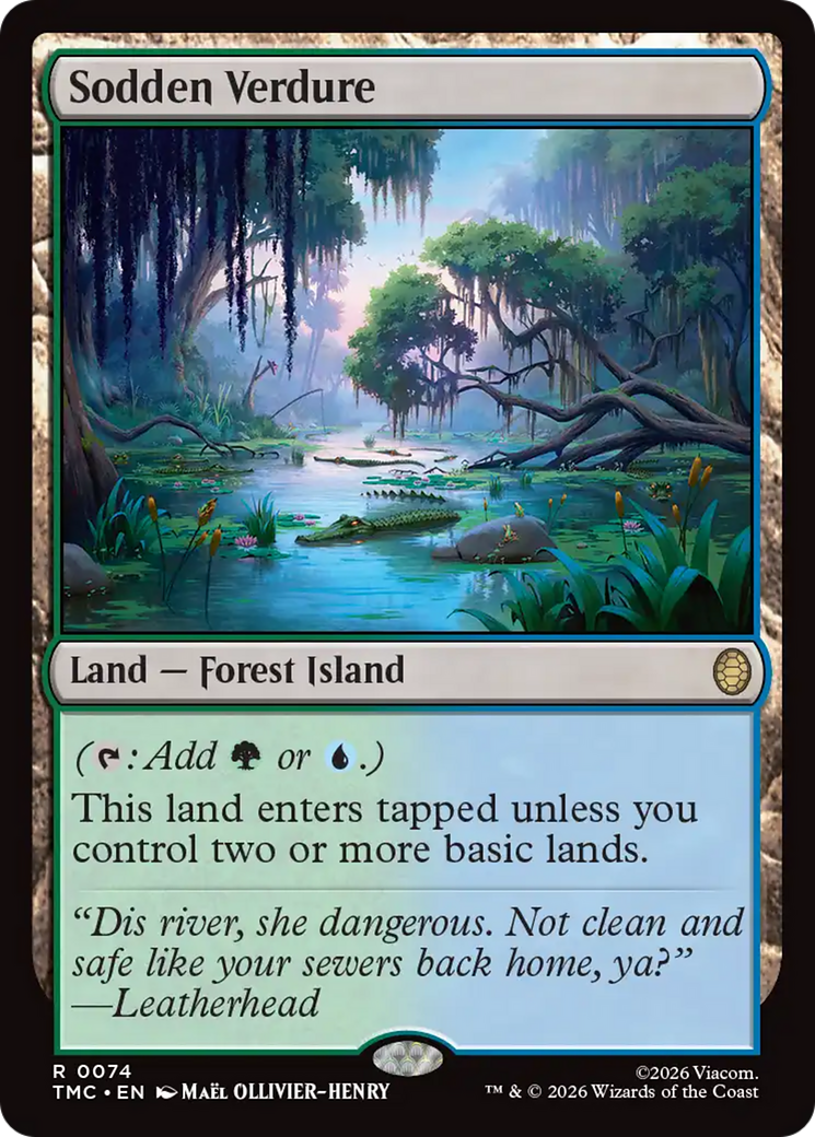 Sodden Verdure - Magic: The Gathering - MoxLand