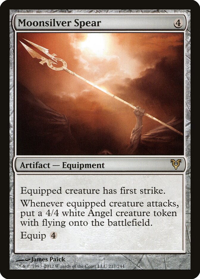 Lança de Prata Lunar / Moonsilver Spear - Magic: The Gathering - MoxLand