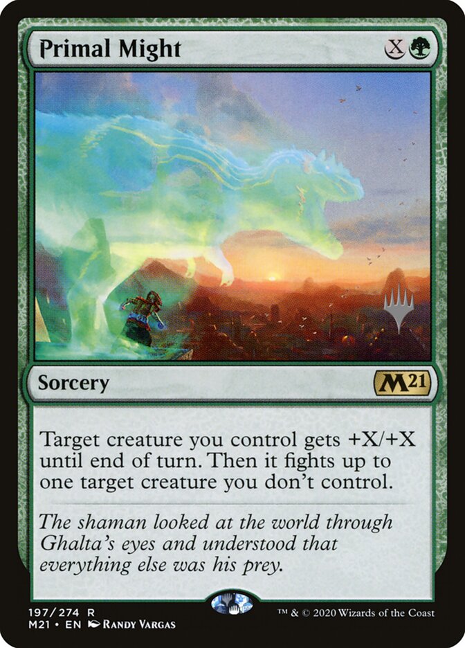 Força Primal / Primal Might - Magic: The Gathering - MoxLand