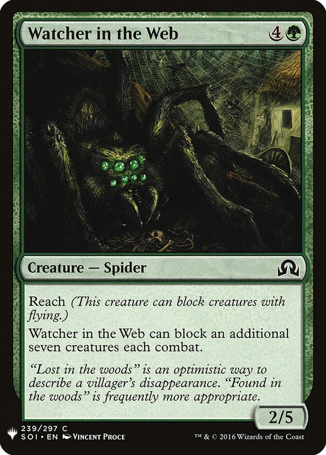 Vigia na Teia / Watcher in the Web - Magic: The Gathering - MoxLand