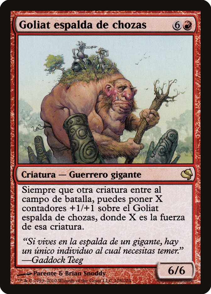 Golias Dorsovila / Hamletback Goliath - Magic: The Gathering - MoxLand