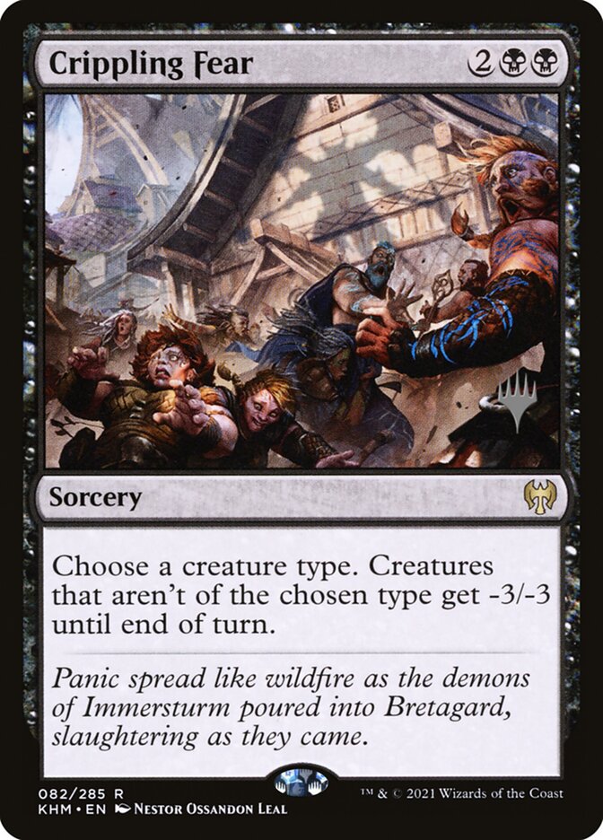 Medo Debilitante / Crippling Fear - Magic: The Gathering - MoxLand