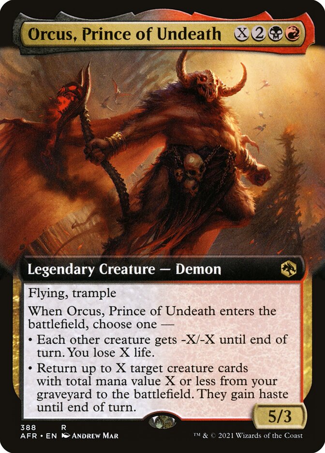 Orcus, Príncipe da Morte-vida / Orcus, Prince of Undeath - Magic: The Gathering - MoxLand