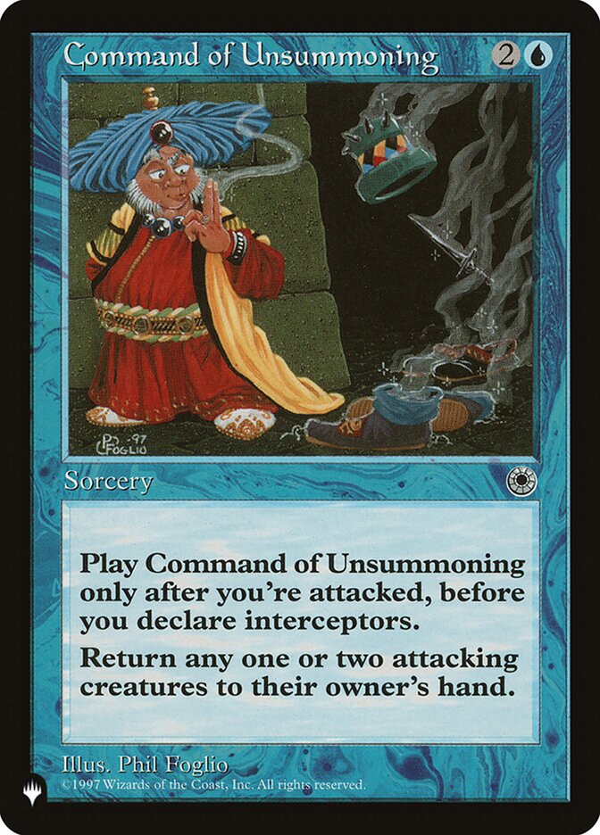 Command of Unsummoning - Magic: The Gathering - MoxLand