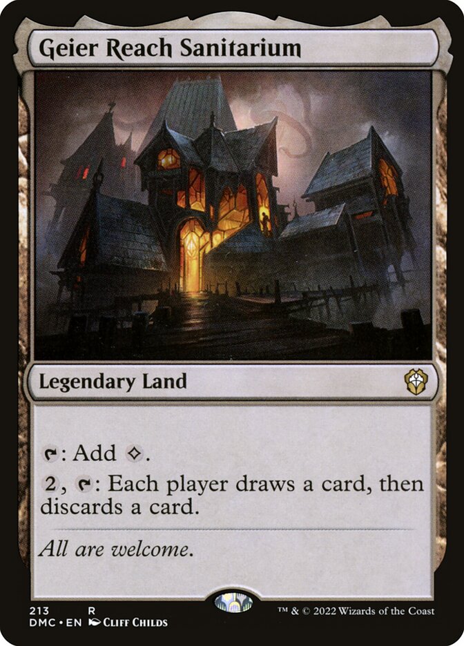 Sanatório da Cordilheira de Geier / Geier Reach Sanitarium - Magic: The Gathering - MoxLand