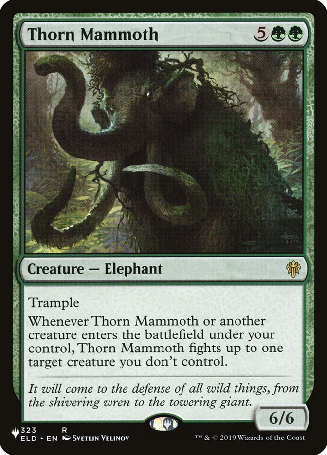 Thorn Mammoth - Magic: The Gathering - MoxLand