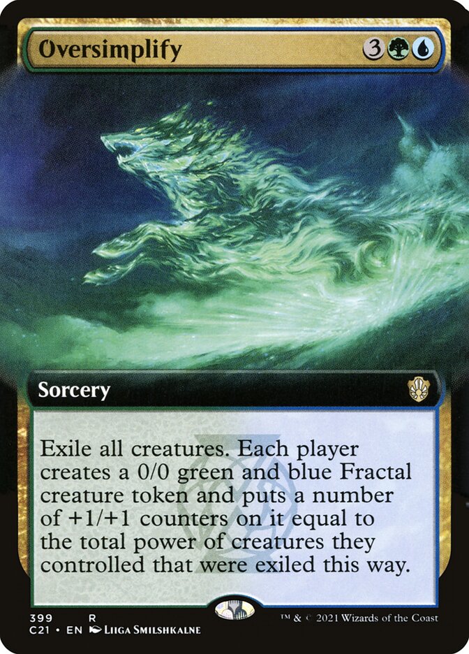 Supersimplificar / Oversimplify - Magic: The Gathering - MoxLand