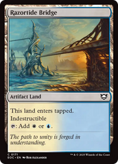 Ponte de Marcortante / Razortide Bridge - Magic: The Gathering - MoxLand