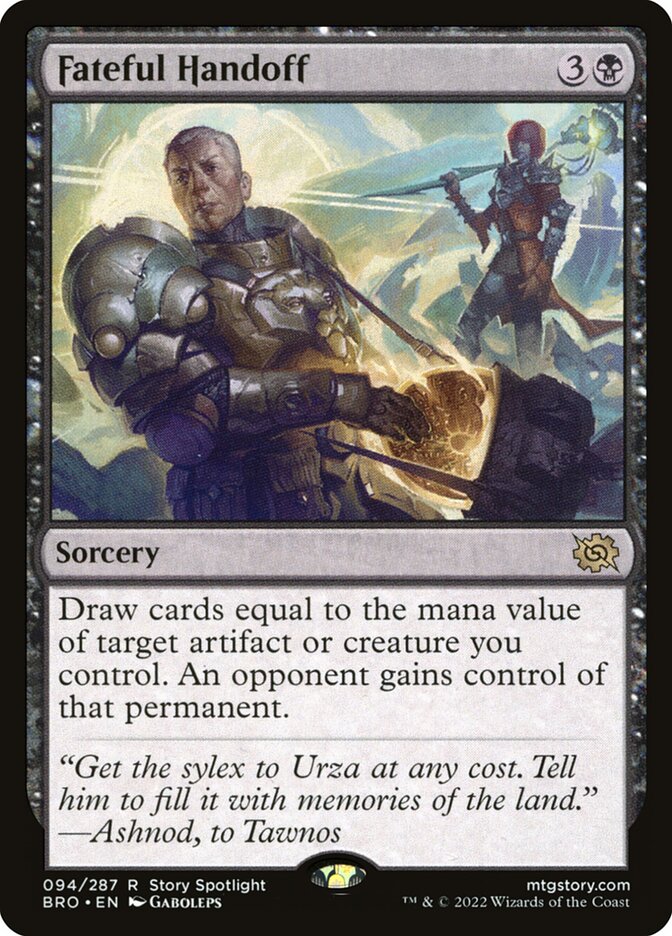 Entrega Fatídica / Fateful Handoff - Magic: The Gathering - MoxLand