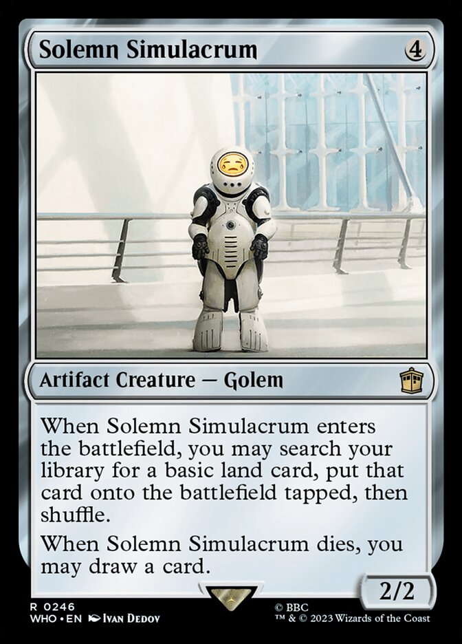 Simulacro Solene / Solemn Simulacrum - Magic: The Gathering - MoxLand