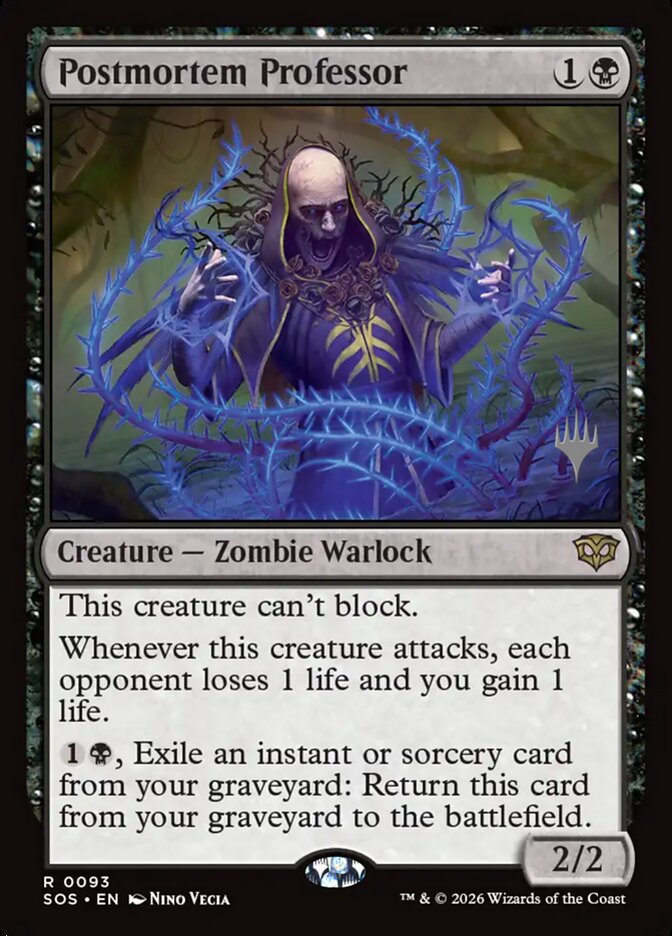 Postmortem Professor - Magic: The Gathering - MoxLand