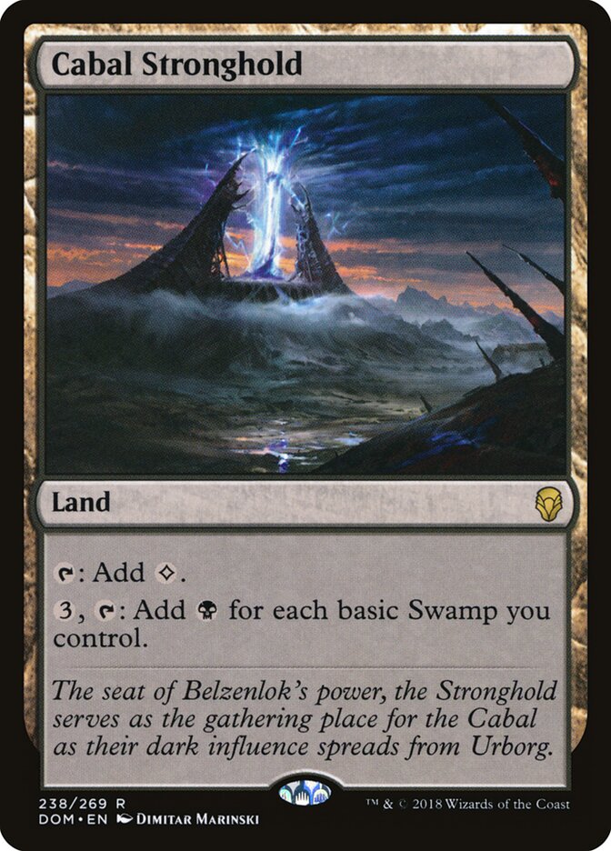 Fortaleza da Cabala / Cabal Stronghold - Magic: The Gathering - MoxLand