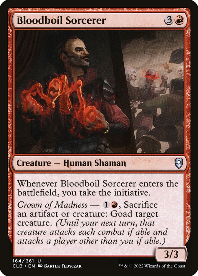 Feiticeiro do Sangue Fervente / Bloodboil Sorcerer - Magic: The Gathering - MoxLand