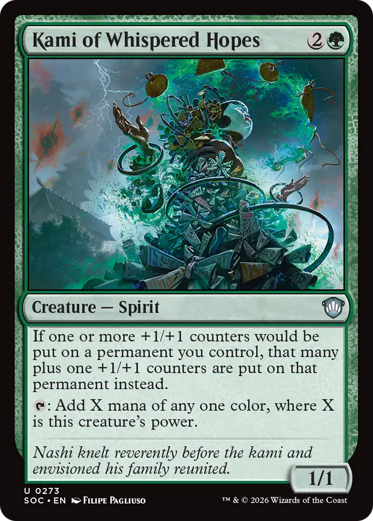 Kami das Esperanças Sussurradas / Kami of Whispered Hopes - Magic: The Gathering - MoxLand