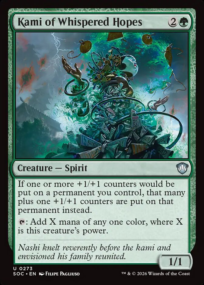 Kami das Esperanças Sussurradas / Kami of Whispered Hopes - Magic: The Gathering - MoxLand