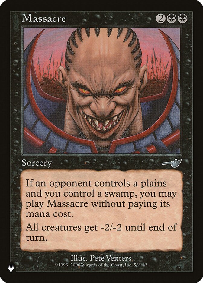 Massacre - Magic: The Gathering - MoxLand