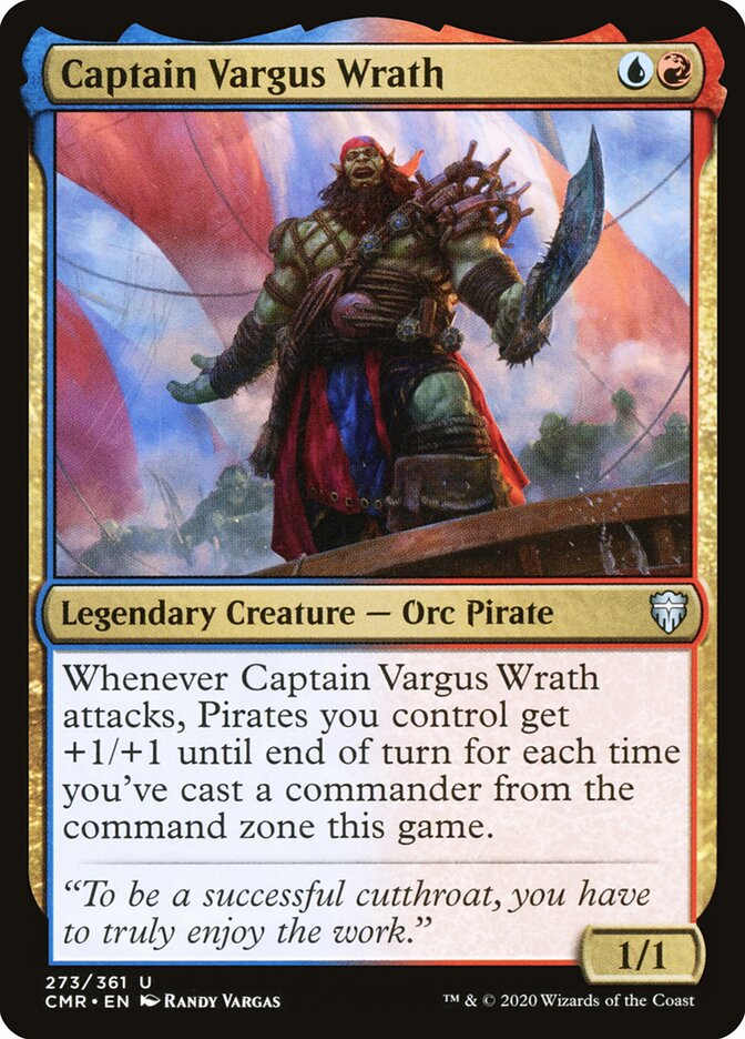 Capitão Vargus Ira / Captain Vargus Wrath - Magic: The Gathering - MoxLand