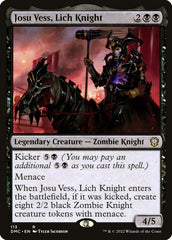 Josu Vess, Cavaleiro Lich / Josu Vess, Lich Knight - Magic: The Gathering - MoxLand