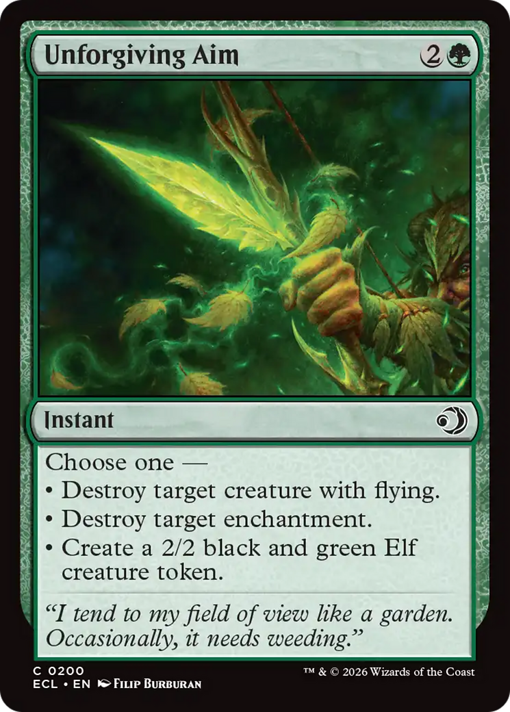 Mira Implacável / Unforgiving Aim - Magic: The Gathering - MoxLand