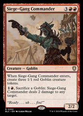 Comandante do Grupo de Cerco / Siege-Gang Commander - Magic: The Gathering - MoxLand