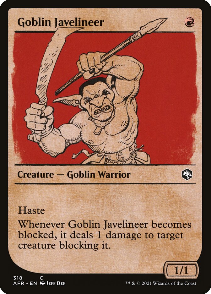 Zagaieiro Goblin / Goblin Javelineer - Magic: The Gathering - MoxLand