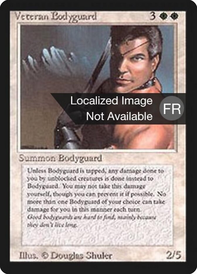 Veteran Bodyguard - Magic: The Gathering - MoxLand
