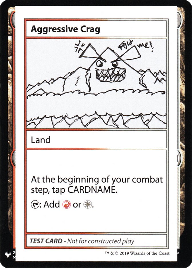 Aggressive Crag - Magic: The Gathering - MoxLand