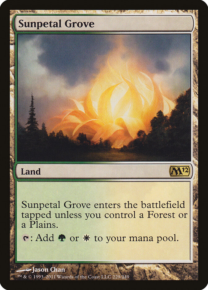 Bosque da Pétala Solar / Sunpetal Grove - Magic: The Gathering - MoxLand
